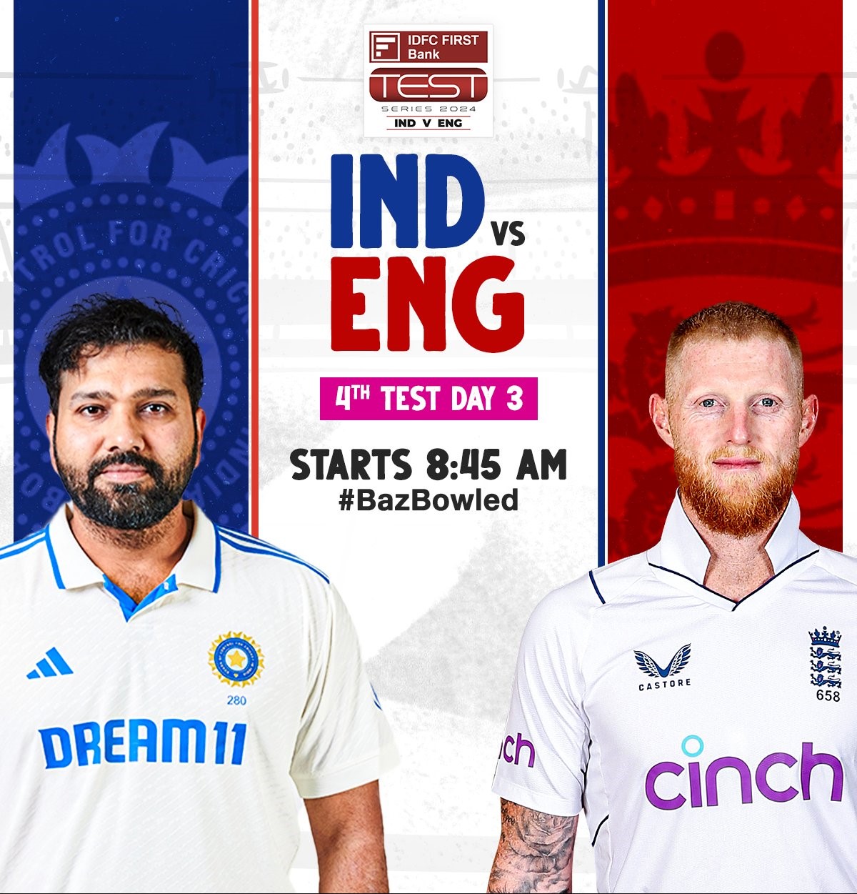 Ind vs Eng 4th test